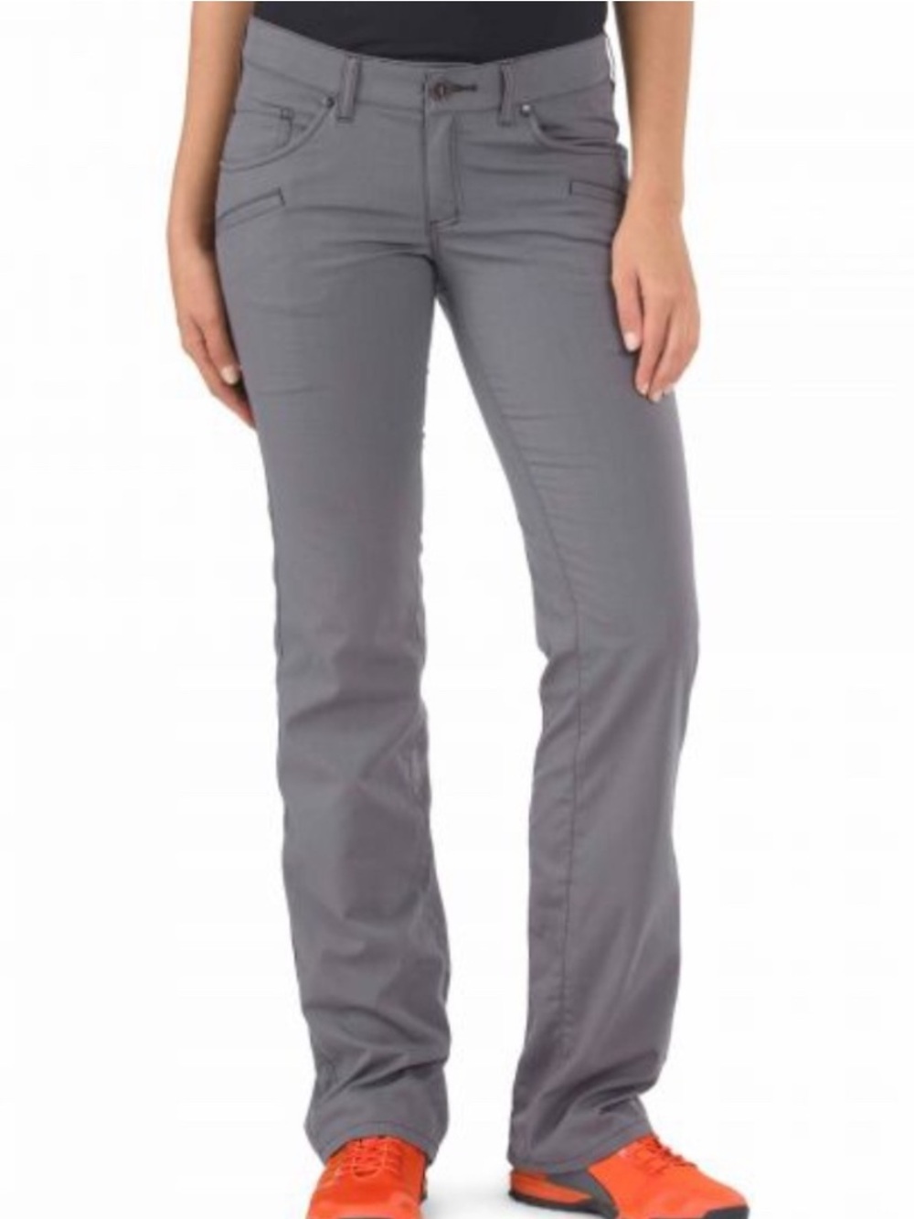 5.11 Tactical Women’s Cirrus Pants Size 10 Regular Gray Ripstop Straight Leg New - Picture 2 of 16